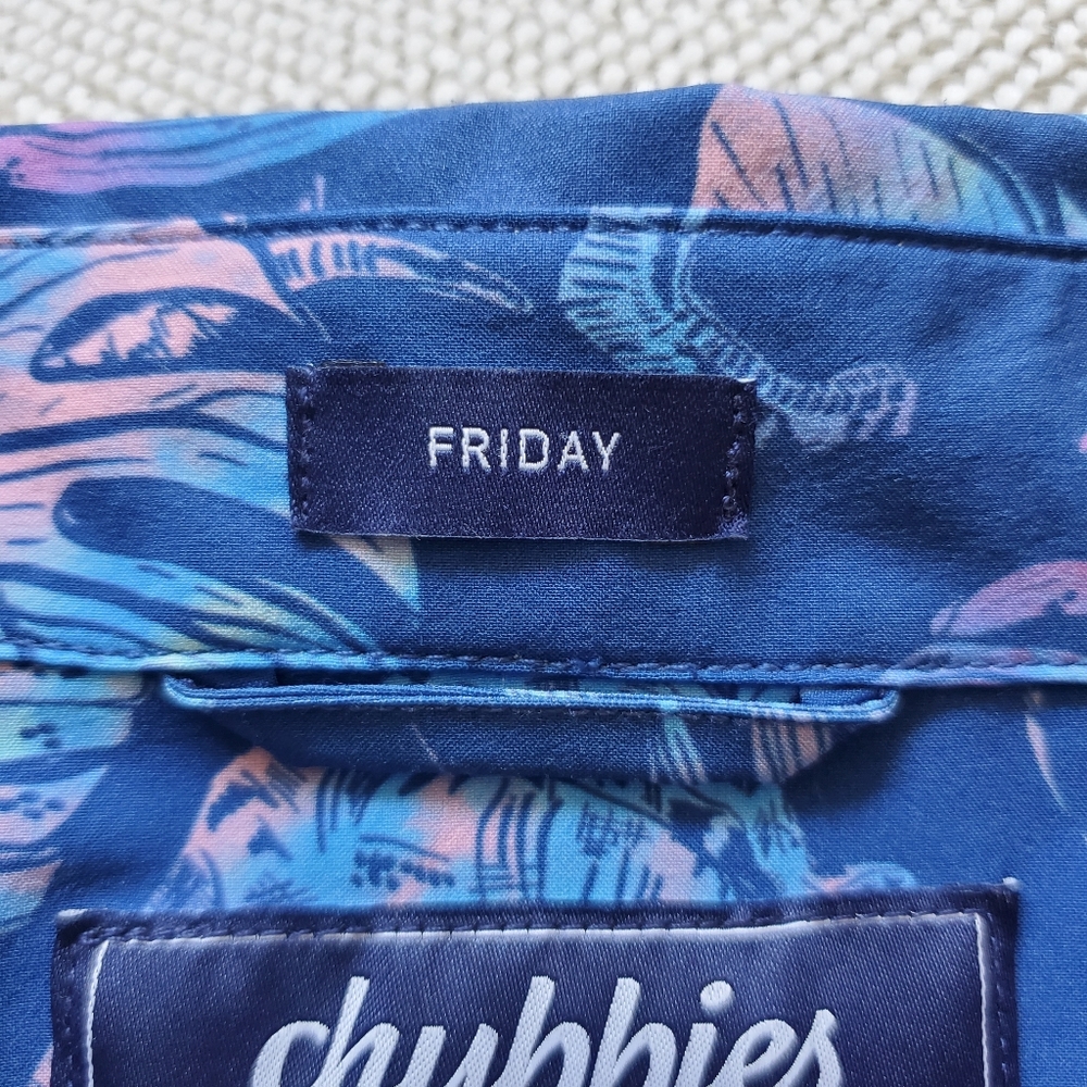 Chubbies Friday Printed Classic Fit Performance Shirt.  Size XXL - Picture 6 of 7